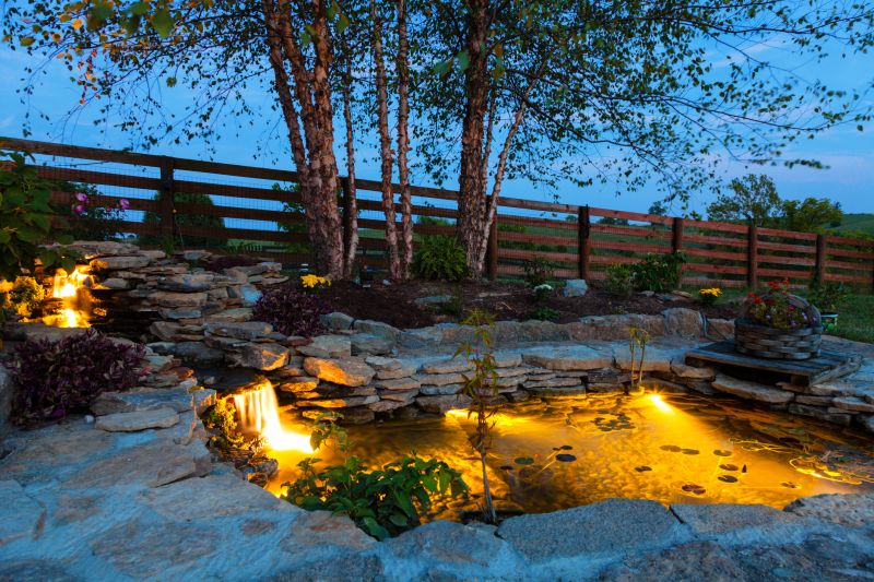 Pond Lighting Installation in Kansas City, MO