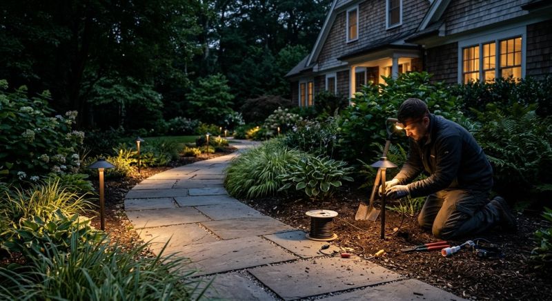 Step Lighting Installation in Provo, UT