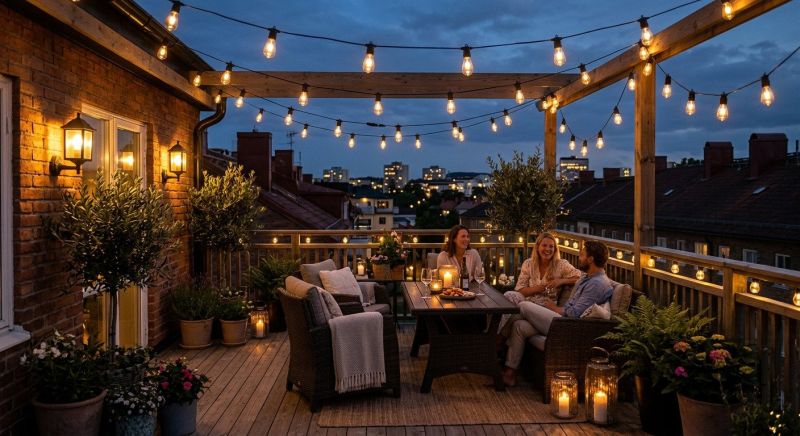 Terrace Lighting Installation in Honolulu, HI