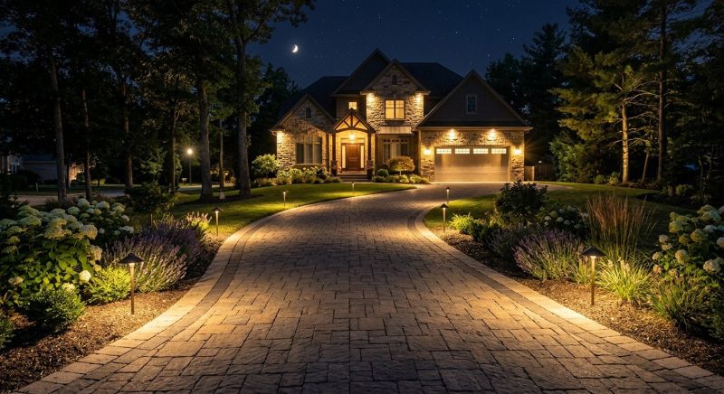 Driveway Lighting Installation in Kansas City, MO
