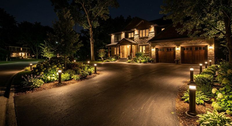 Driveway Lighting Installation in Olathe, KS