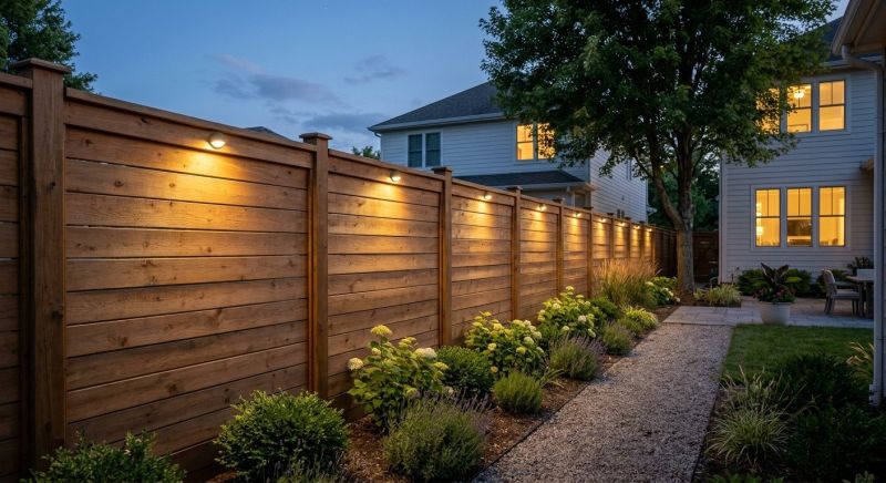 Fence Lighting Installation in Kansas City, MO