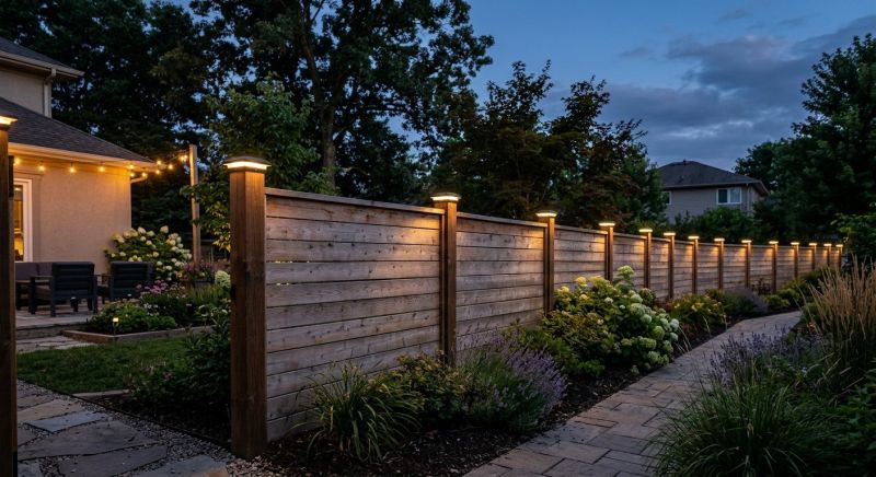 Fence Lighting Installation in Littleton, CO