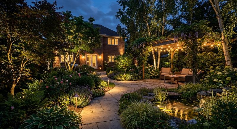 Garden Lighting Installation in Utah County, UT
