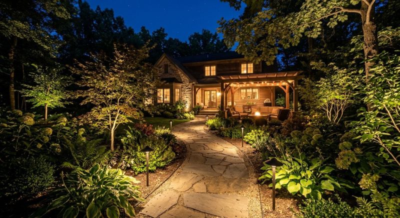 Garden Lighting Installation in Denver, CO