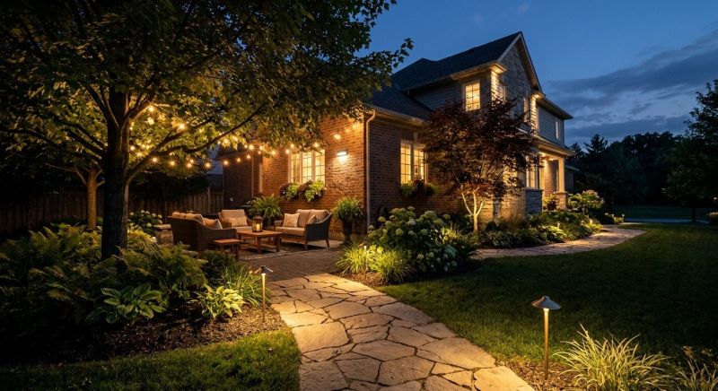 Landscape Lighting Installation in Kansas City, KS